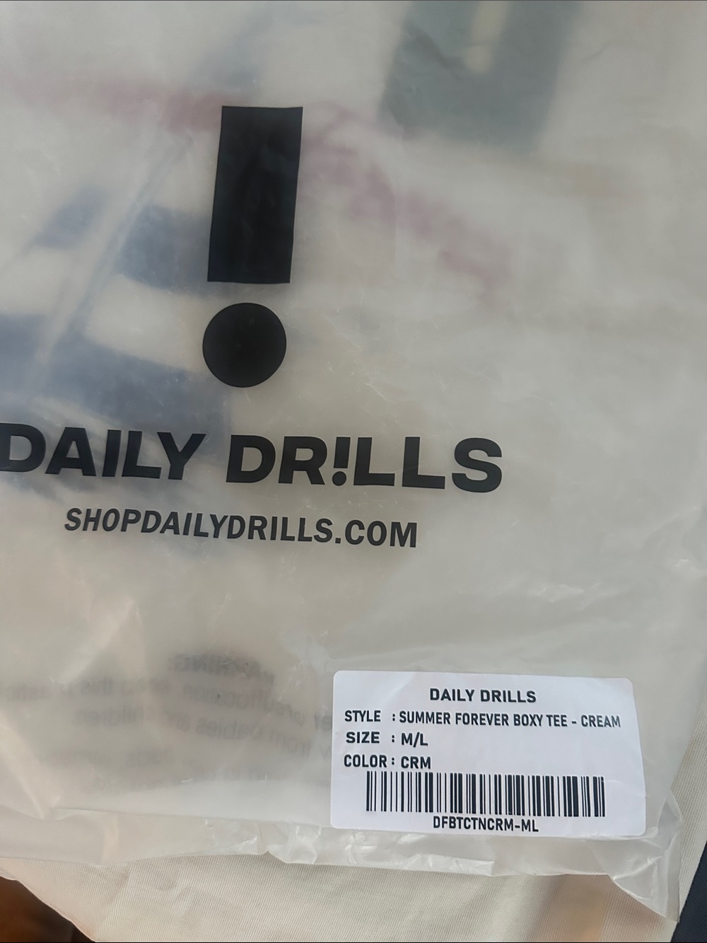 DAILY DRILLS 'Summer Forever' Graphic Tee - Women's Casual Top M/L BNWT - Picture 3 of 3